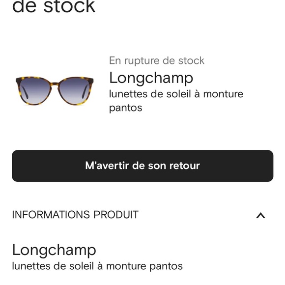 Longchamp Brown pantos Sunglasses - Picture 8 of 9